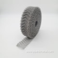 Ginning knitted wire mesh